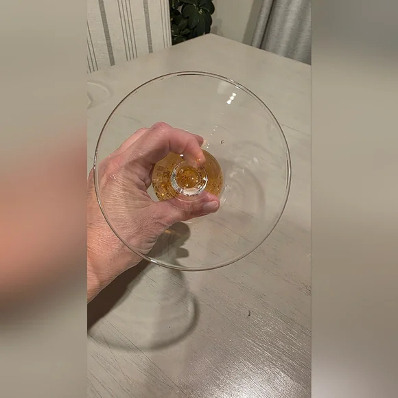 Postmodern Handblown Martini Glasses Set Of 2 - Picture 4 of 5